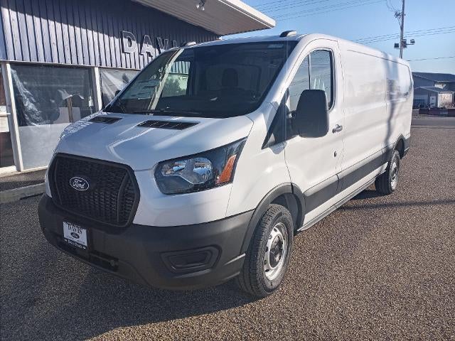 2026 Ford Transit Cargo Van T-150 148" Low Rf 8800 GVWR RWD in Oxford White — front three-quarter view
