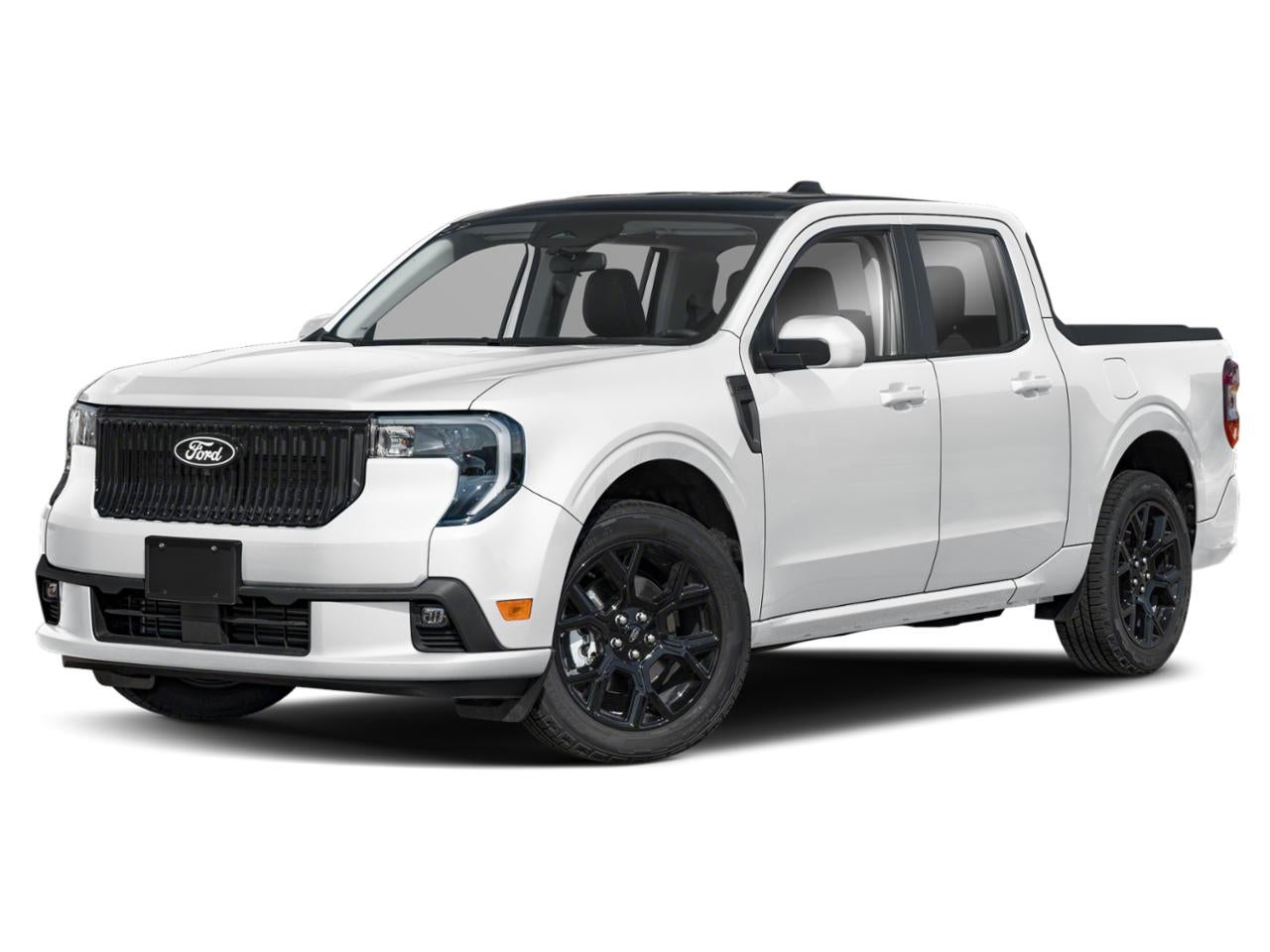 2026 Ford Maverick Lobo High AWD SuperCrew in Space White Metallic — front three-quarter view