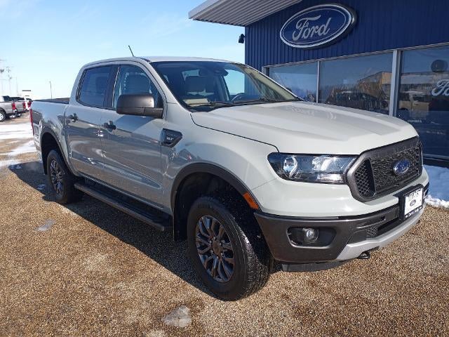 2022 Ford Ranger XLT 4WD SuperCrew 5' Box in Gray — front three-quarter view