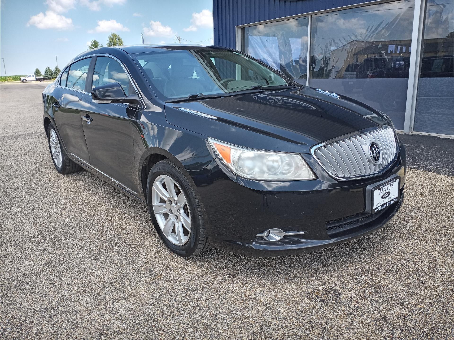 2011 Buick LaCrosse CXL FWD in Carbon Black Metallic — front three-quarter view